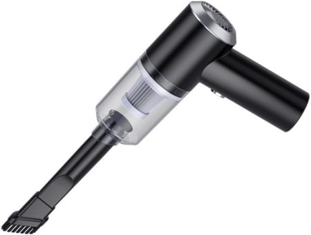 Black High-Power Wireless Handheld Car Vacuum Pet Hair