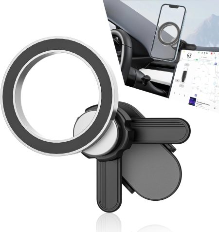 Dashboard Phone Mount with Fixing Ring Black