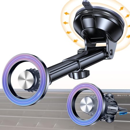 Magnetic Suction Cup Phone Holder Multi-Position