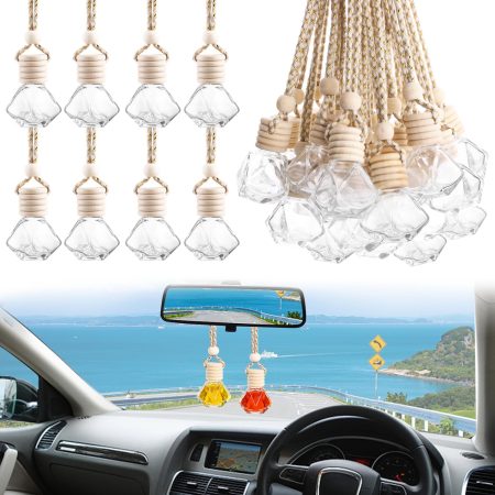 50-Pack Diamond Shape Car Essential Oil Hanging Bottle
