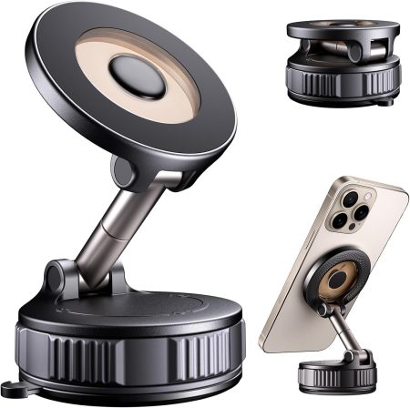 Ultra-Strong Suction Magnetic Phone Mount 360掳