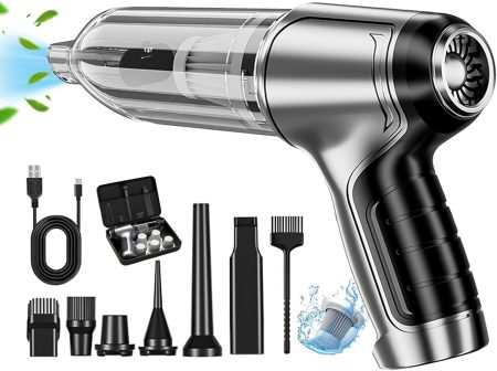 White 5500Pa Mini Wet Dry Handheld Vacuum